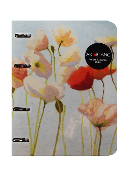 Тетрадь на кольцах в клетку Art-Blanc, Fleur, 120 листов - фото 1