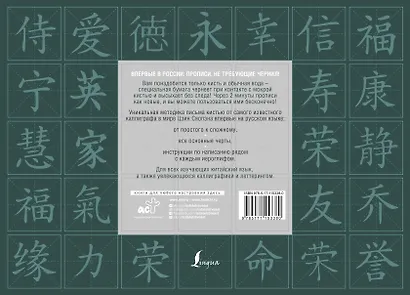 Китайские иероглифы. Многоразовые прописи: основные черты китайской каллиграфии - фото 2