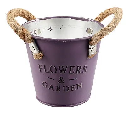 Декоративное изделие из жести ведро (ассорти) - фото 14