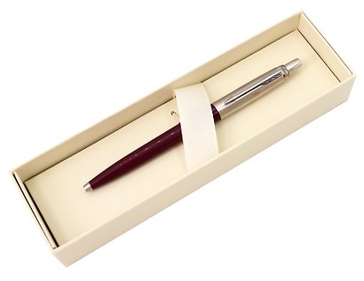 Ручка шариковая "Jotter Originals Recycled Red Plum CT" синяя, 1,0мм, Parker - фото 3