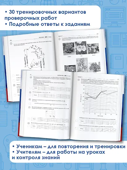 ВПР. Русский язык, Математика, История, Биология, Физика, География, Английский язык. 7 класс. Большой сборник тренировочных вариантов проверочных работ - фото 5