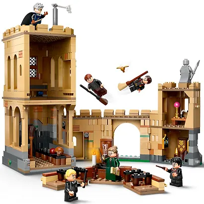 76447 Конструктор детский LEGO Harry Potter Замок Хогвартс - Уроки полетов, 651 деталей, возраст 9+ - фото 7