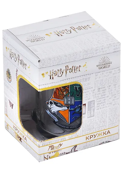 Кружка Гарри Поттер Когтевран Герб (стекло) (320мл) (коробка) - фото 2