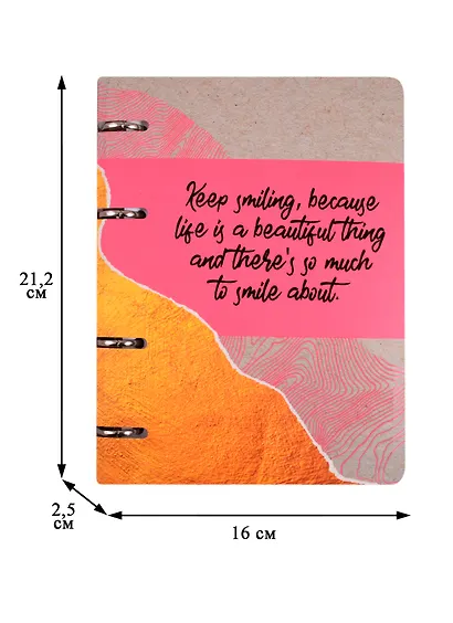 Тетрадь на кольцах в клетку Unnika, "Золотые слова", 120 листов - фото 3