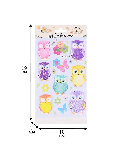 Наклейки 3D Совы - фото 2