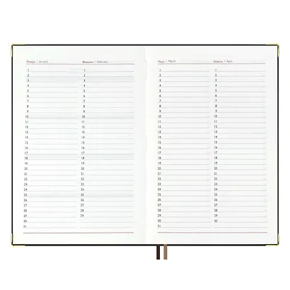 Ежедневник недатированный А5 160 листов "Шеврет глосс" коричневый, мягкий переплёт, искусственная кожа - фото 10