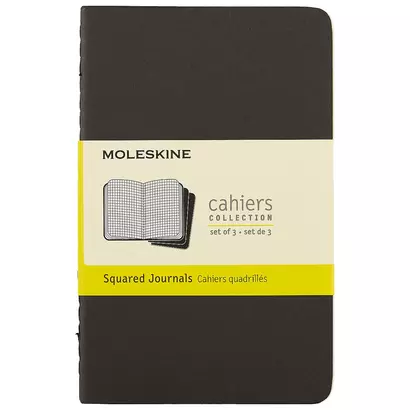 Набор книг для записей Moleskin Cahier Journal Pocket, 3 штуки, мягкая обложка, 32 листа, А6 - фото 1