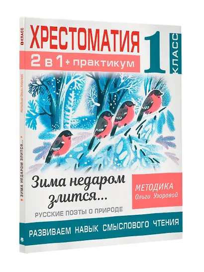 Хрестоматия. Практикум. Развиваем навык смыслового чтения. Зима недаром злится. Русские поэты о природе. 1 класс - фото 4