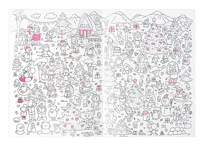 Новогодние истории: раскраска-гармошка - фото 2