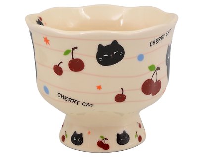 Кружка Cherry Cat Котик с вишней (керамика) (360мл) (12-6641-202604-05) - фото 4
