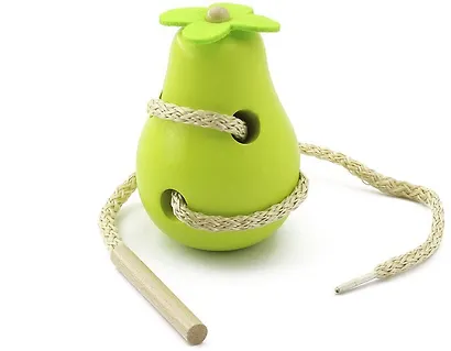 Игрушка развивающая, Шнуровка груша, артикул Д262 - фото 1