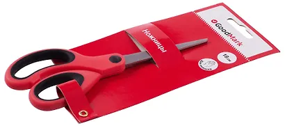 Ножницы 180 мм офисные, для левшей, эргономичные ручки, GoodMark - фото 2