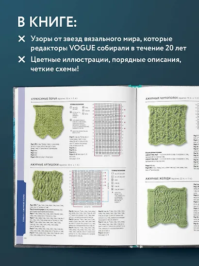 800+ узоров для вязания на спицах. Словарь-тезаурус с инструкциями и схемами - фото 5