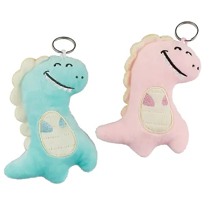 Брелок Динозаврик с улыбкой (12х9) (текстиль) - фото 2