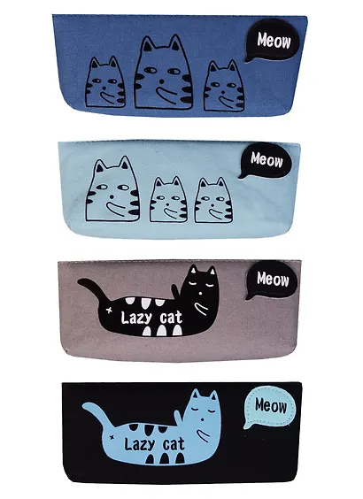 Пенал на молнии «Кошки meow», 20 х 8 см - фото 6