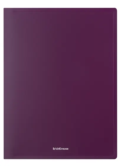 Папка 4кольца А4 "Matt Blackberry Marsala" 24мм, арома, пластик, ассорти, Erich Krause - фото 3