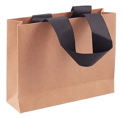 Пакет А6 14*18*5 "Счастье внутри"  крафт, горизонт., нейтр. - фото 3