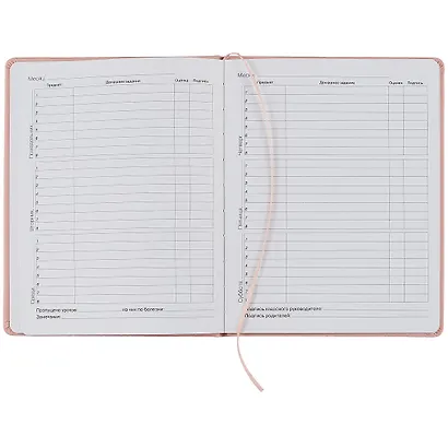 Дневник школьный Listoff, Diary mix, розовый - фото 2