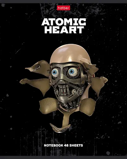 Тетрадь в клетку Hatber, "Atomic Heart 3", 48 листов, в ассортименте - фото 2
