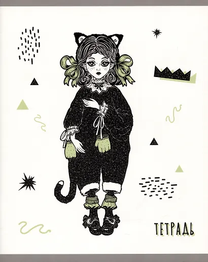 Тетрадь общая «Kitty girls» в ассортименте, 96 листов в клетку, А5 - Listoff - фото 3