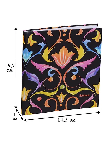 Записная книжка А6+ 96 листов "Акварельные узоры" - фото 3