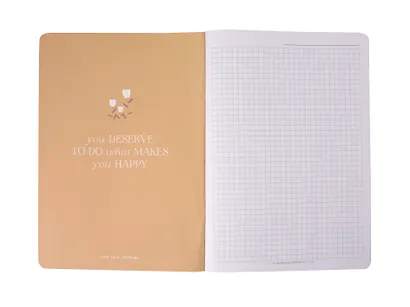 Тетрадь «April», 48 листов в клетку, тюльпаны, скрепка - фото 2