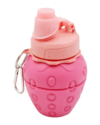 Бутылка складная Клубника (силикон) (500мл) (12-34435-202405-B22) - фото 1