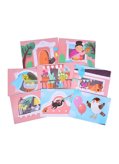 Набор обучающих карточек для детей "Про воробья Семена" - фото 2