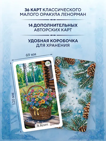 Сибирский оракул Ленорман (50 карт в колоде, руководство по QR-коду) - фото 5