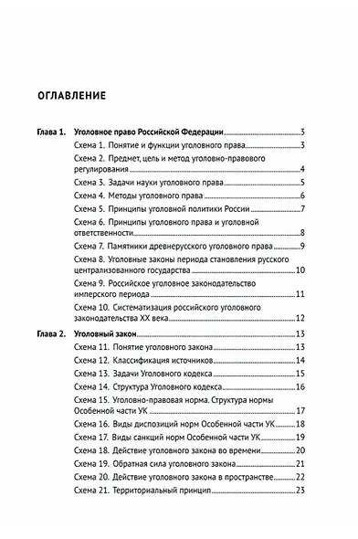 Уголовное право Российской Федерации. Общая часть (в определениях и схемах). Учебное пособие - фото 3