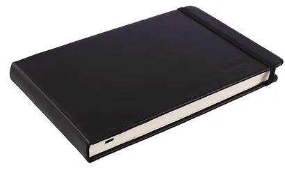 Скетчбук 21*14 80л "Schiller" черный, 140г/м2 слоновая кость, тв.обл., Schiller - фото 2