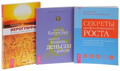 Иероглифы. Прописные истины духовного роста + Истинное богатство + Секреты профессионального роста (комплект из 3 книг) - фото 1