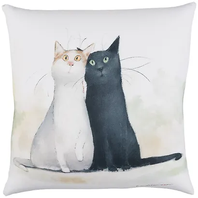 Подушка-антистресс Коты. Павлик и Валера (30х30) - фото 1