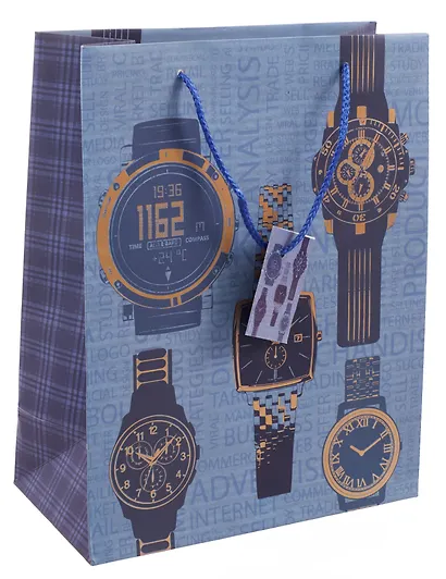 Пакет подарочный, Феникс Презент, Мужские часы 26*32,4*12,7см 44220 - фото 1