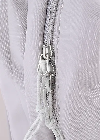 Рюкзак "Happy Cute" серый, с игрушкой - фото 2