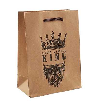 Пакет А6 12*16*6  "King"крафт, нейтр. - фото 1