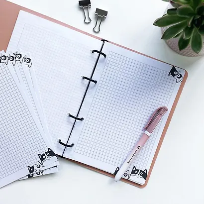 Сменный блок для тетрадей "Hey Human", 50 листов в клетку - фото 3