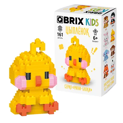 Конструктор QBRIX KIDS серия "Мини-блоки" Цыплёнок - фото 1