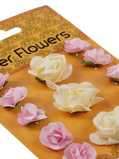 Набор Цветы Paper Flower, 3+ 10, молочные и розовые (11-21984-B22)+Цветы Paper Flower, 3+10, розовые и молочные (11-21984-B25) - фото 9