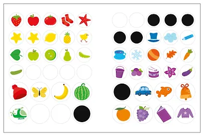 Наклейки для малышей. Цвета (56 наклеек) - фото 3