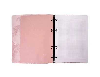 Тетрадь 120 листов, клетка, "Floreale. Cedar Rose" на кольцах - фото 2