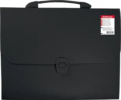 Папка-портфолио "ATTACHE" 12отделений, черная, Erich Krause - фото 1