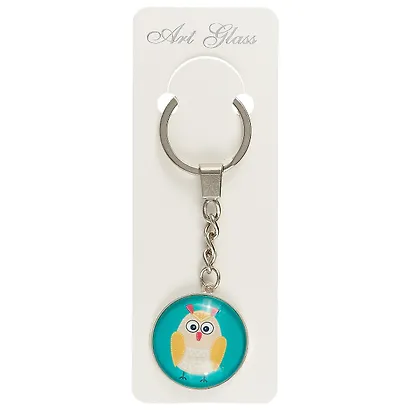 Брелок Сова (стекло) (12-06737-MTY01) - фото 2