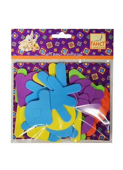 Набор Фигурки из пористой резины самокл. Школа (FD020036) (C14044) (Fancy Creative) (в ассорт.) (3 диз.) (упаковка) - фото 1