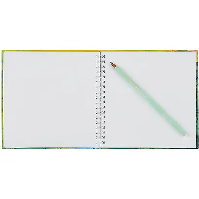 Скетчбук 165*165 50л "Красная панда (акварель)" белый офсет, 100г/м2., тв.обложка, евроспираль - фото 2