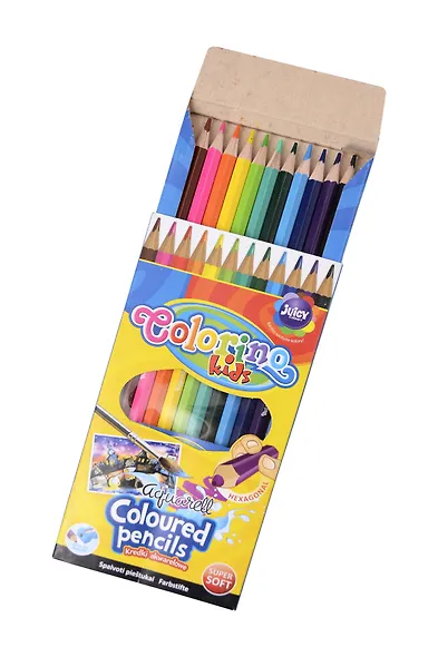 Карандаши цветные Colorino, Kids, акварельные 12 цветов - фото 3