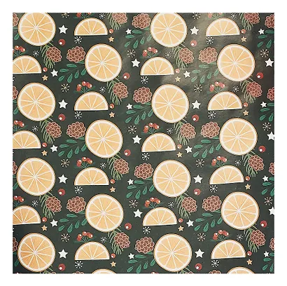 Бумага упаковочная 70*100см "Праздничный мотив" НГ,инд.уп. - фото 3