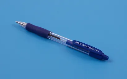 Ручка шариковая Pilot, BPGP-10R-F (L), автоматическая синяя - фото 5