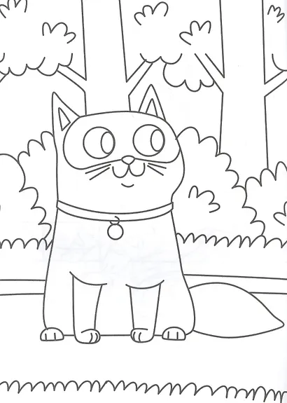 РАСКРАСКА А4 эконом. КОШКИ И СОБАКИ - фото 2