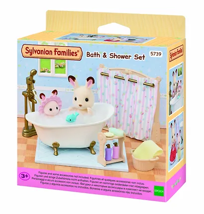 Игровой набор «Набор с ванной и душевой», Sylvanian Families - фото 1